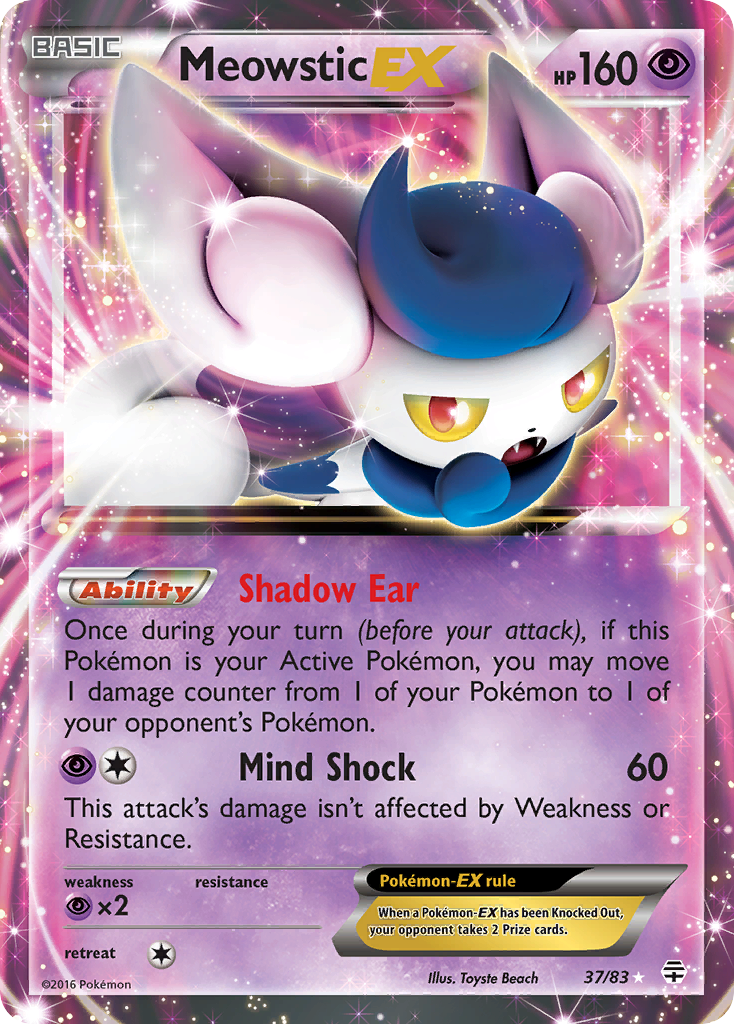 Meowstic EX (37/83) [XY: Generations] | Eastridge Sports Cards & Games