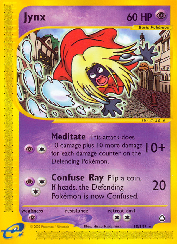 Jynx (18/147) [Aquapolis] | Eastridge Sports Cards & Games