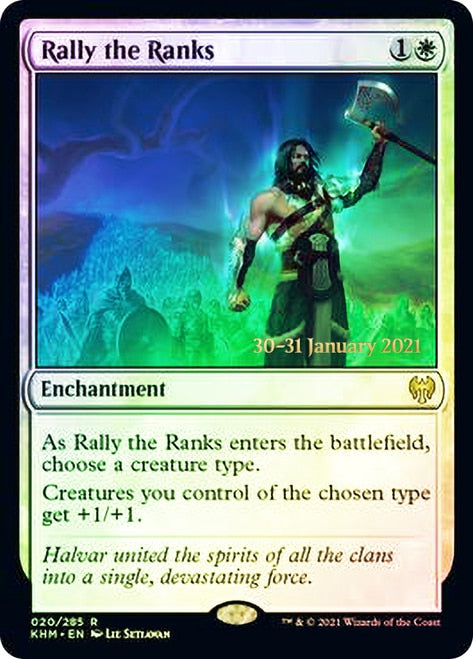 Rally the Ranks  [Kaldheim Prerelease Promos] | Eastridge Sports Cards & Games