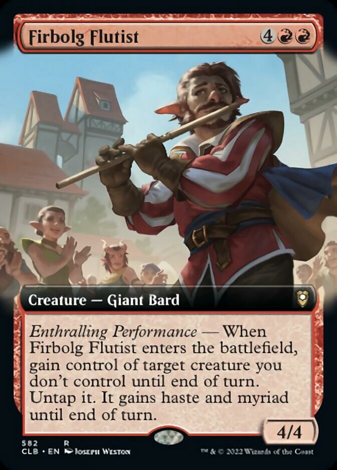 Firbolg Flutist (Extended Art) [Commander Legends: Battle for Baldur's Gate] | Eastridge Sports Cards & Games