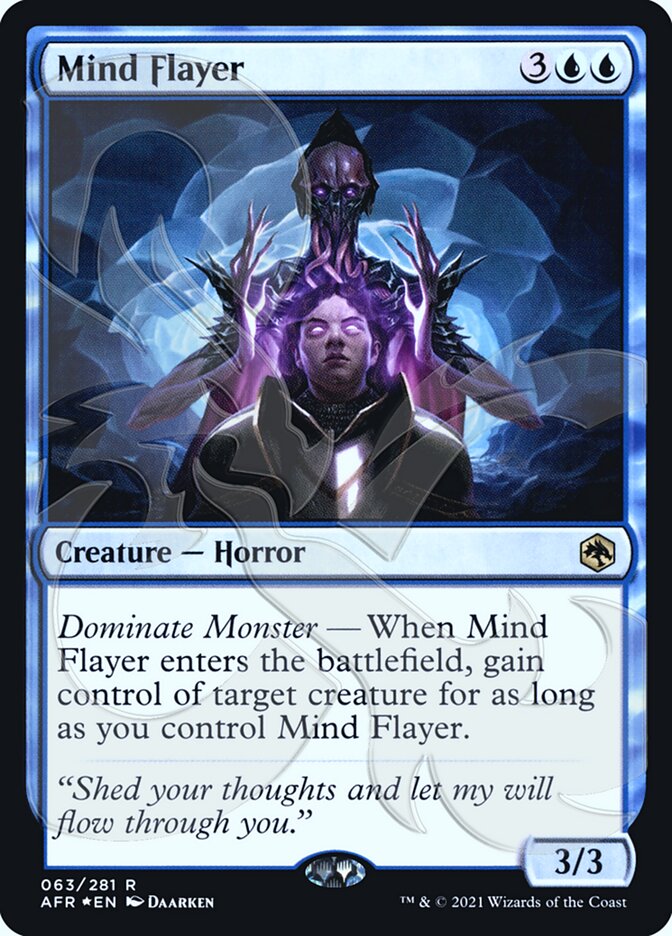 Mind Flayer (Ampersand Promo) [Dungeons & Dragons: Adventures in the Forgotten Realms Promos] | Eastridge Sports Cards & Games