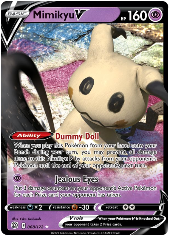 Mimikyu V (068/172) [Sword & Shield: Brilliant Stars] | Eastridge Sports Cards & Games