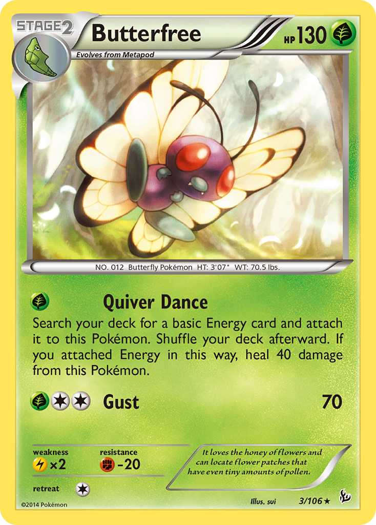 Butterfree (3/106) [XY: Flashfire] | Eastridge Sports Cards & Games