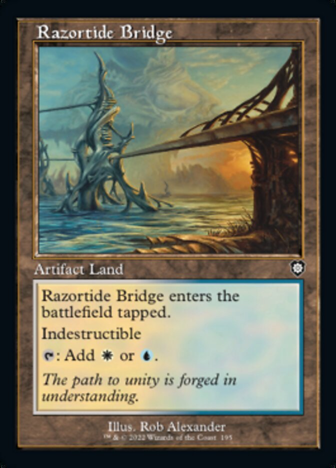 Razortide Bridge (Retro) [The Brothers' War Commander] | Eastridge Sports Cards & Games