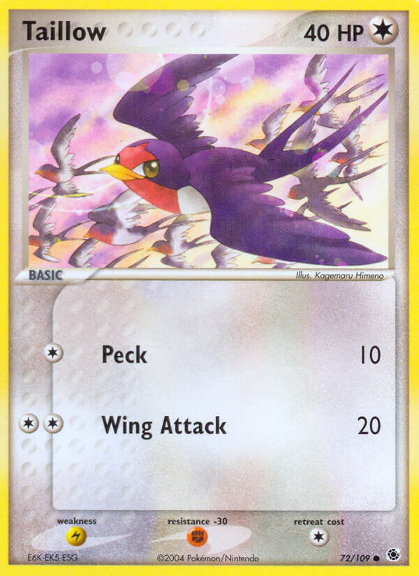 Taillow (72/109) [EX: Battle Stadium] | Eastridge Sports Cards & Games