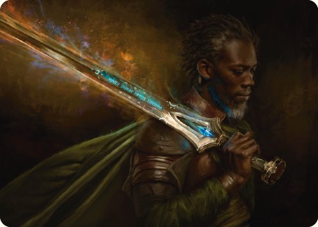 Anduril, Flame of the West Art Card [The Lord of the Rings: Tales of Middle-earth Art Series] | Eastridge Sports Cards & Games
