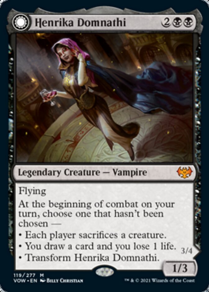 Henrika Domnathi // Henrika, Infernal Seer [Innistrad: Crimson Vow] | Eastridge Sports Cards & Games