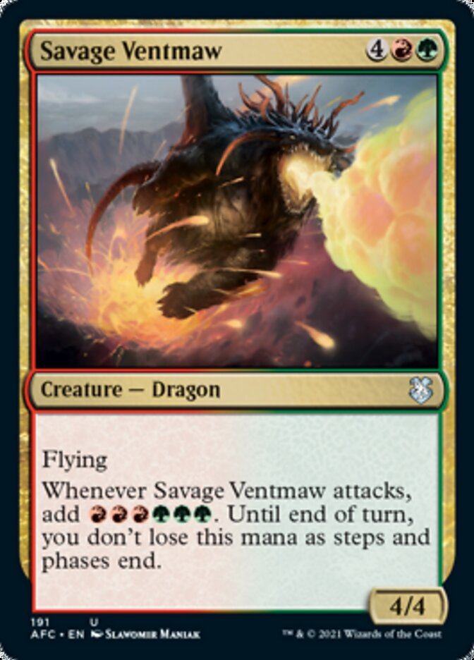 Savage Ventmaw [Dungeons & Dragons: Adventures in the Forgotten Realms Commander] | Eastridge Sports Cards & Games