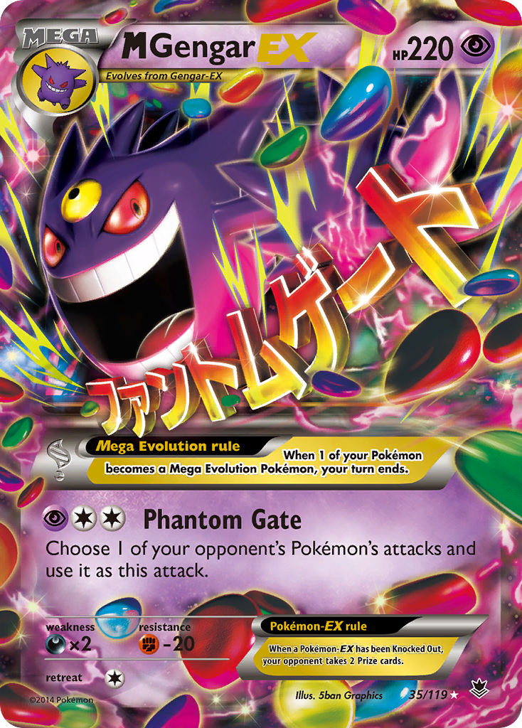 M Gengar EX (35/119) [XY: Phantom Forces] | Eastridge Sports Cards & Games