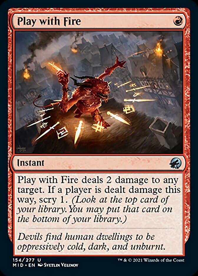 Play with Fire [Innistrad: Midnight Hunt] | Eastridge Sports Cards & Games