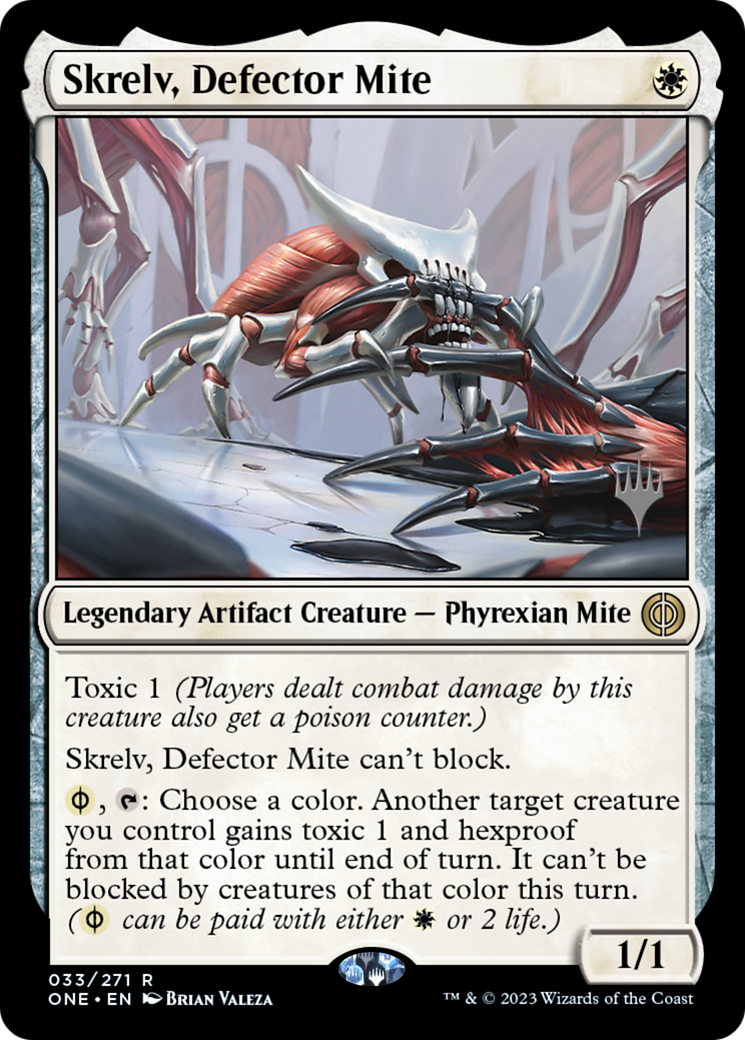 Skrelv, Defector Mite (Promo Pack) [Phyrexia: All Will Be One Promos] | Eastridge Sports Cards & Games