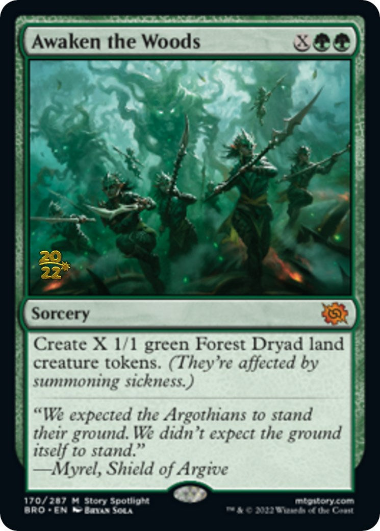 Awaken the Woods [The Brothers' War: Prerelease Promos] | Eastridge Sports Cards & Games