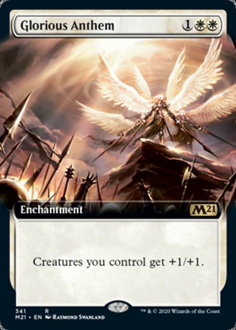 Glorious Anthem (Extended Art) [Core Set 2021] | Eastridge Sports Cards & Games