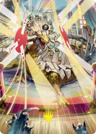 Spirit-Sister's Call Art Card (Gold-Stamped Signature) [Kamigawa: Neon Dynasty Art Series] | Eastridge Sports Cards & Games