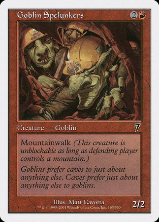 Goblin Spelunkers [Seventh Edition] | Eastridge Sports Cards & Games