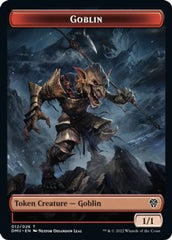 Zombie Knight // Goblin Double-sided Token [Dominaria United Commander Tokens] | Eastridge Sports Cards & Games