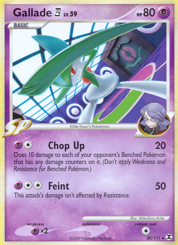 Gallade (20/111) [Platinum: Rising Rivals] | Eastridge Sports Cards & Games