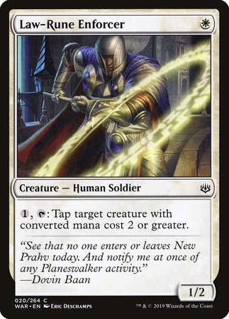 Law-Rune Enforcer [War of the Spark] | Eastridge Sports Cards & Games