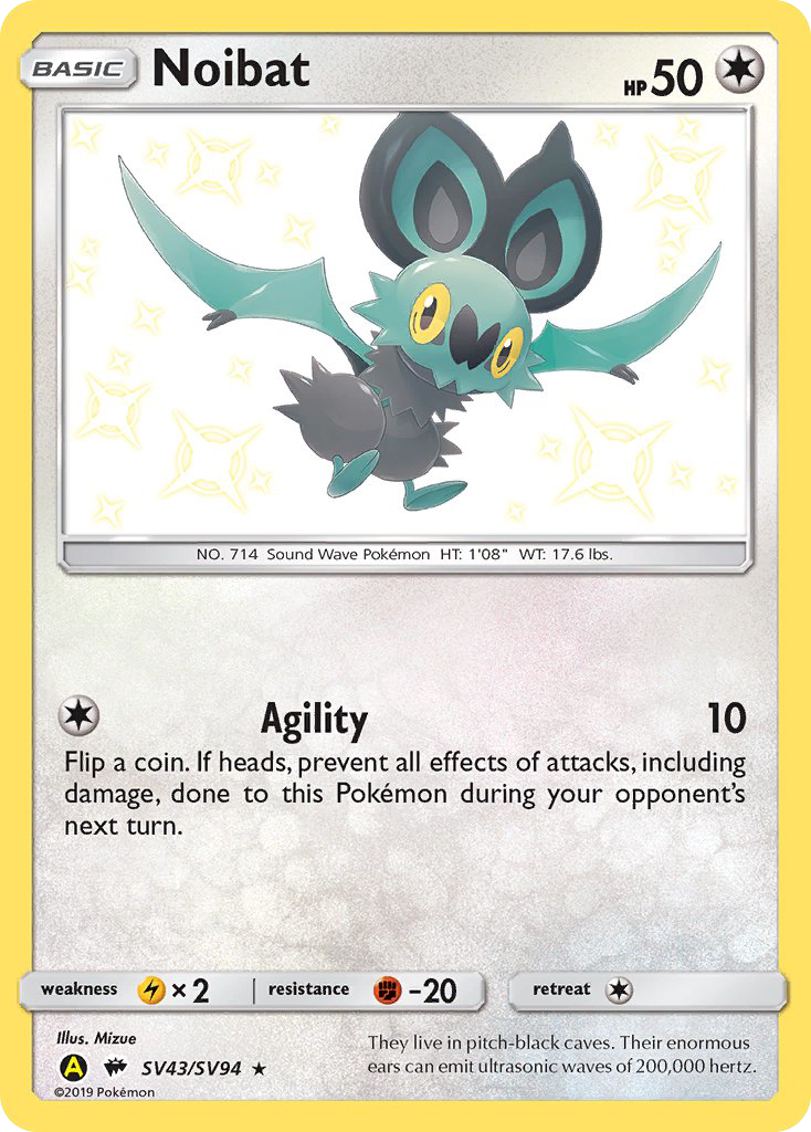 Noibat (SV43/SV94) [Sun & Moon: Hidden Fates - Shiny Vault] | Eastridge Sports Cards & Games