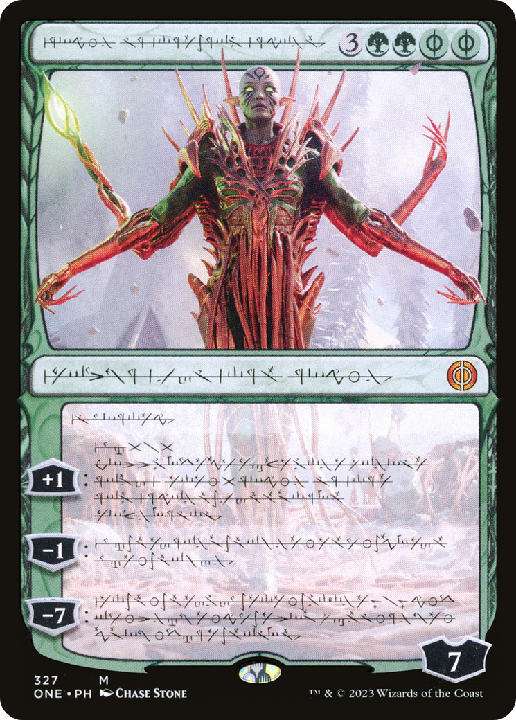 Nissa, Ascended Animist (Phyrexian) [Phyrexia: All Will Be One] | Eastridge Sports Cards & Games