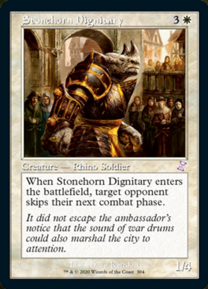Stonehorn Dignitary (Timeshifted) [Time Spiral Remastered] | Eastridge Sports Cards & Games