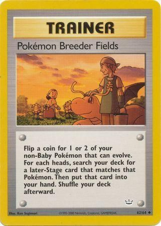 Pokemon Breeder Fields (62/64) [Neo Revelation Unlimited] | Eastridge Sports Cards & Games