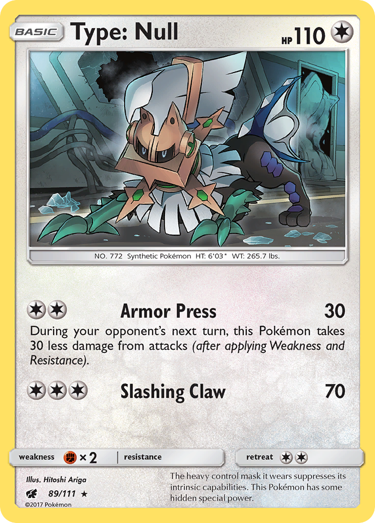 Type: Null (89/111) [Sun & Moon: Crimson Invasion] | Eastridge Sports Cards & Games