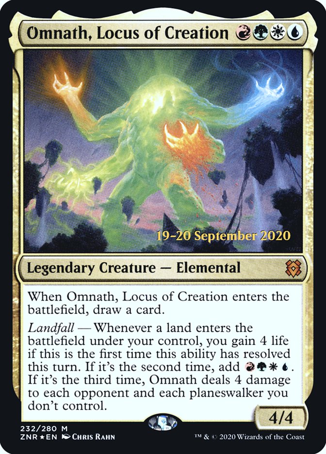 Omnath, Locus of Creation  [Zendikar Rising Prerelease Promos] | Eastridge Sports Cards & Games