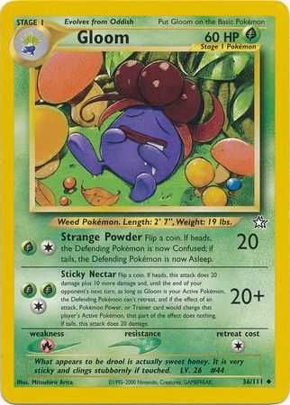 Gloom (36/111) [Neo Genesis Unlimited] | Eastridge Sports Cards & Games