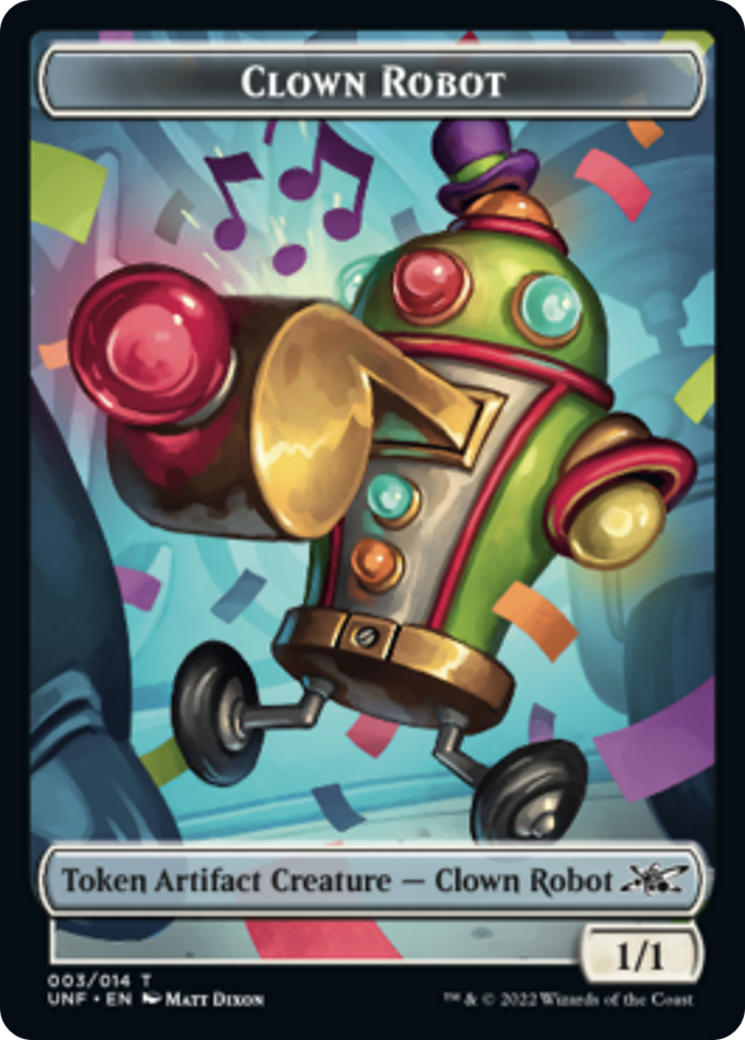 Clown Robot (003) // Storm Crow Double-sided Token [Unfinity Tokens] | Eastridge Sports Cards & Games