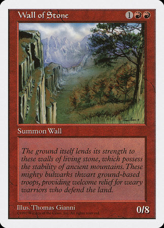 Wall of Stone [Fifth Edition] | Eastridge Sports Cards & Games