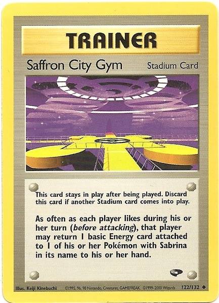 Saffron City Gym (122/132) [Gym Challenge Unlimited] | Eastridge Sports Cards & Games