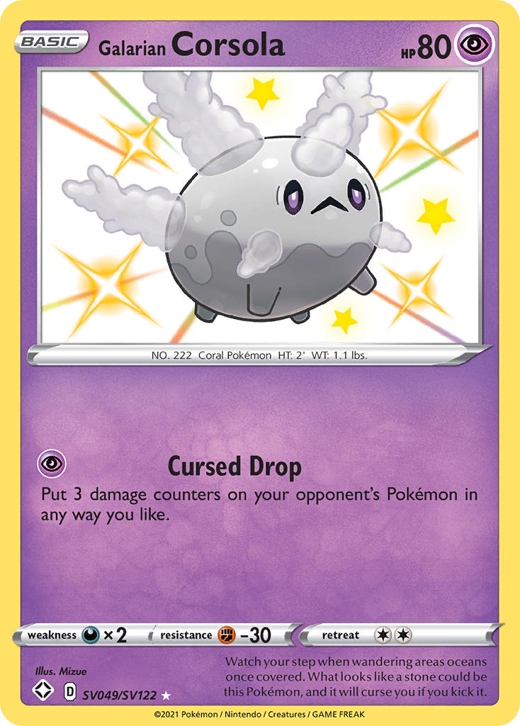 Galarian Corsola (SV049/SV122) [Sword & Shield: Shining Fates] | Eastridge Sports Cards & Games