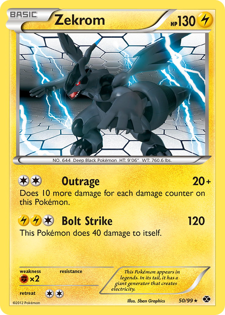 Zekrom (50/99) [Black & White: Next Destinies] | Eastridge Sports Cards & Games