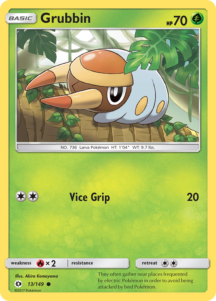 Grubbin (13/149) [Sun & Moon: Base Set] | Eastridge Sports Cards & Games