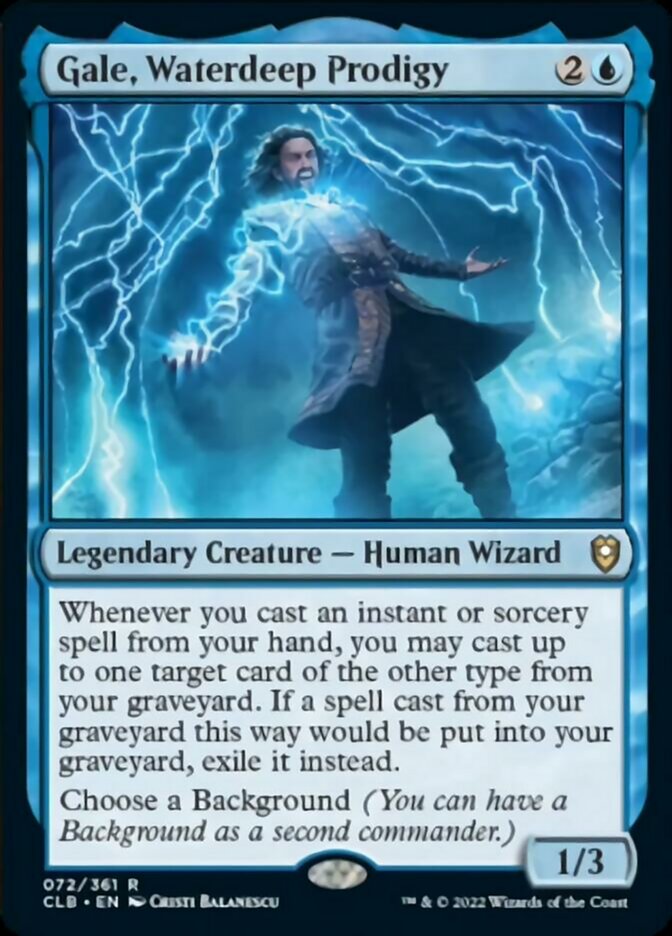 Gale, Waterdeep Prodigy [Commander Legends: Battle for Baldur's Gate] | Eastridge Sports Cards & Games
