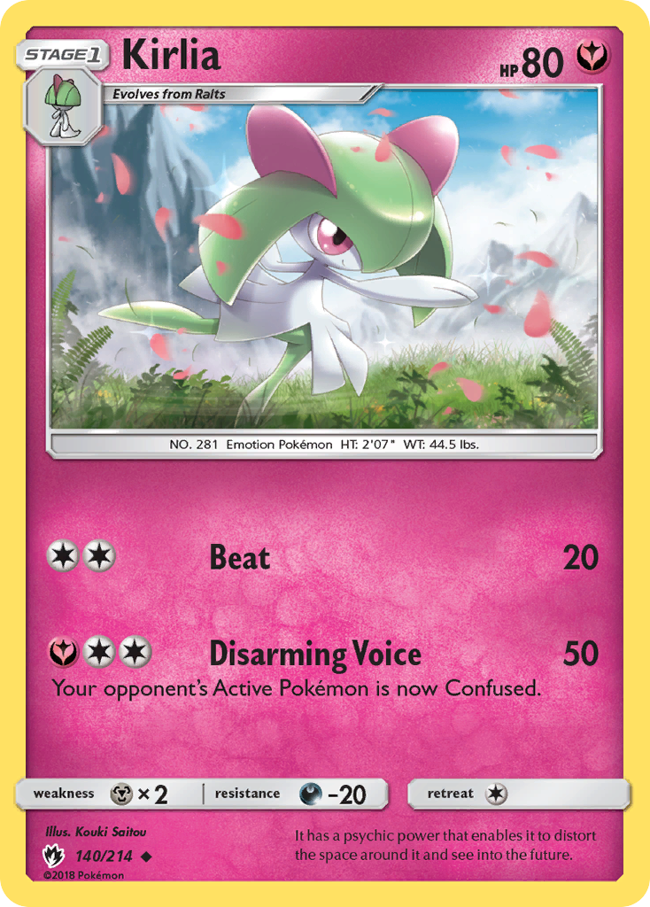 Kirlia (140/214) [Sun & Moon: Lost Thunder] | Eastridge Sports Cards & Games