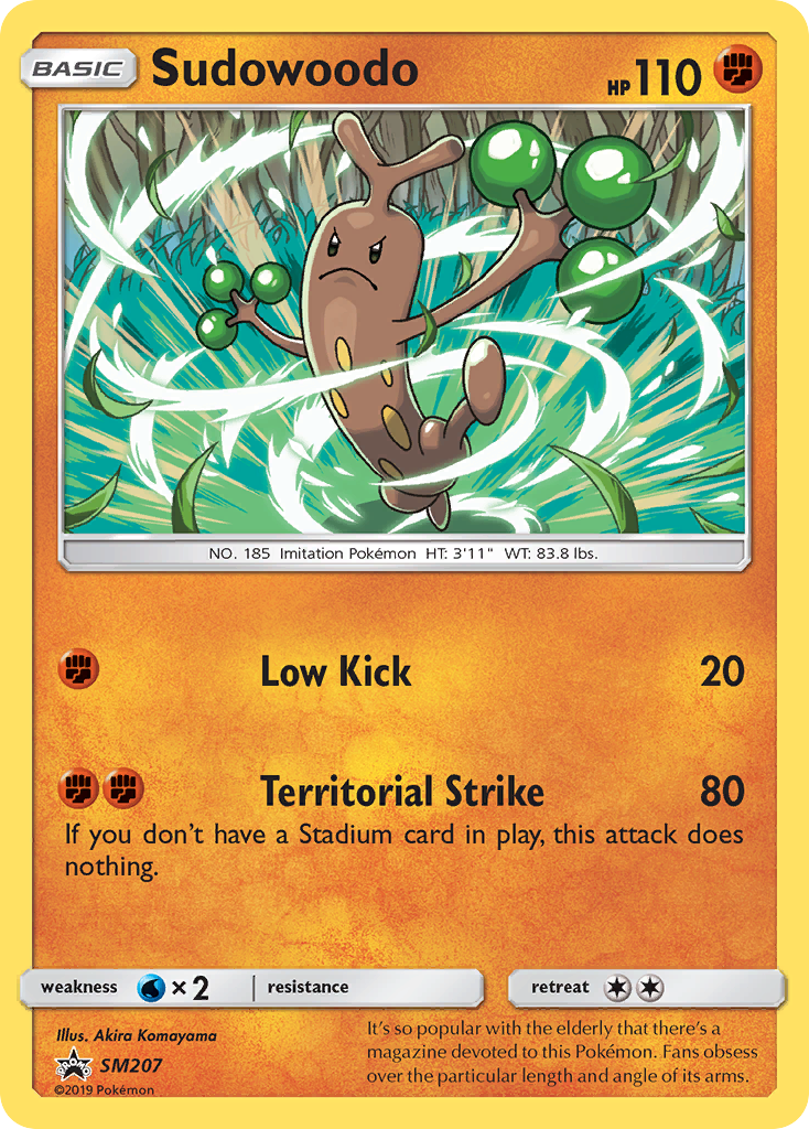 Sudowoodo (SM207) [Sun & Moon: Black Star Promos] | Eastridge Sports Cards & Games