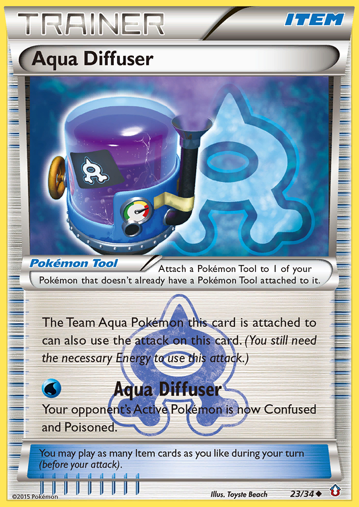 Aqua Diffuser (23/34) [XY: Double Crisis] | Eastridge Sports Cards & Games