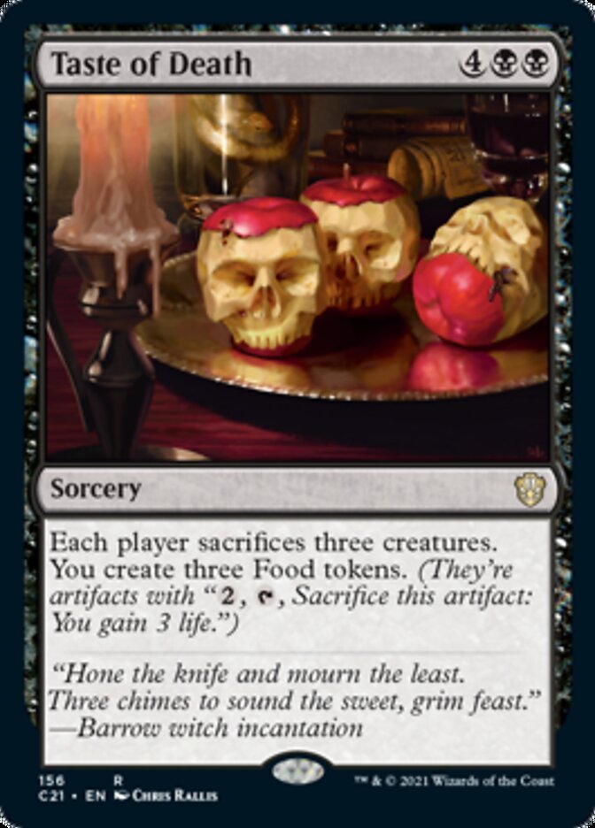 Taste of Death [Commander 2021] | Eastridge Sports Cards & Games