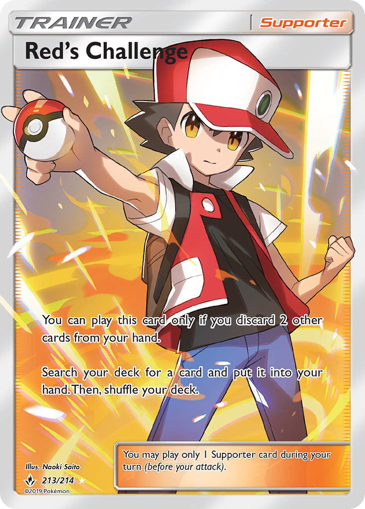 Red's Challenge (213/214) [Sun & Moon: Unbroken Bonds] | Eastridge Sports Cards & Games