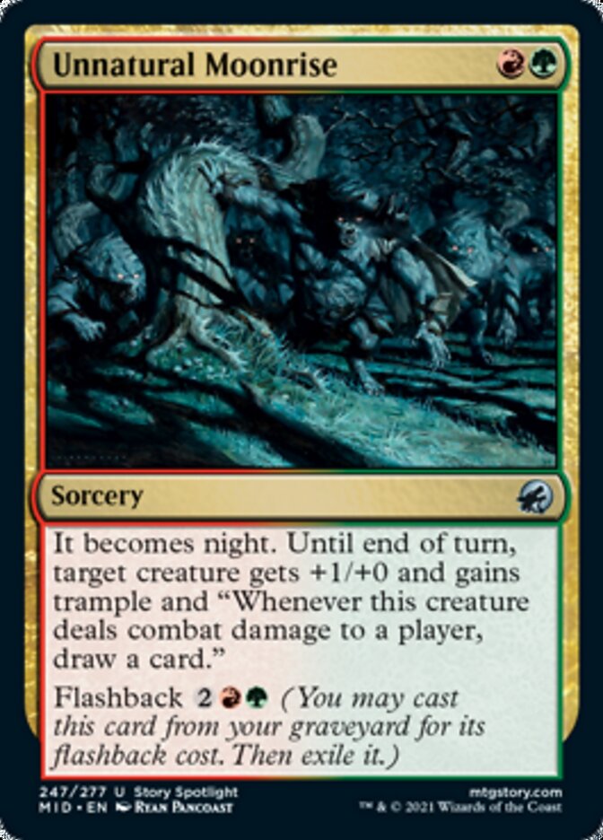 Unnatural Moonrise [Innistrad: Midnight Hunt] | Eastridge Sports Cards & Games