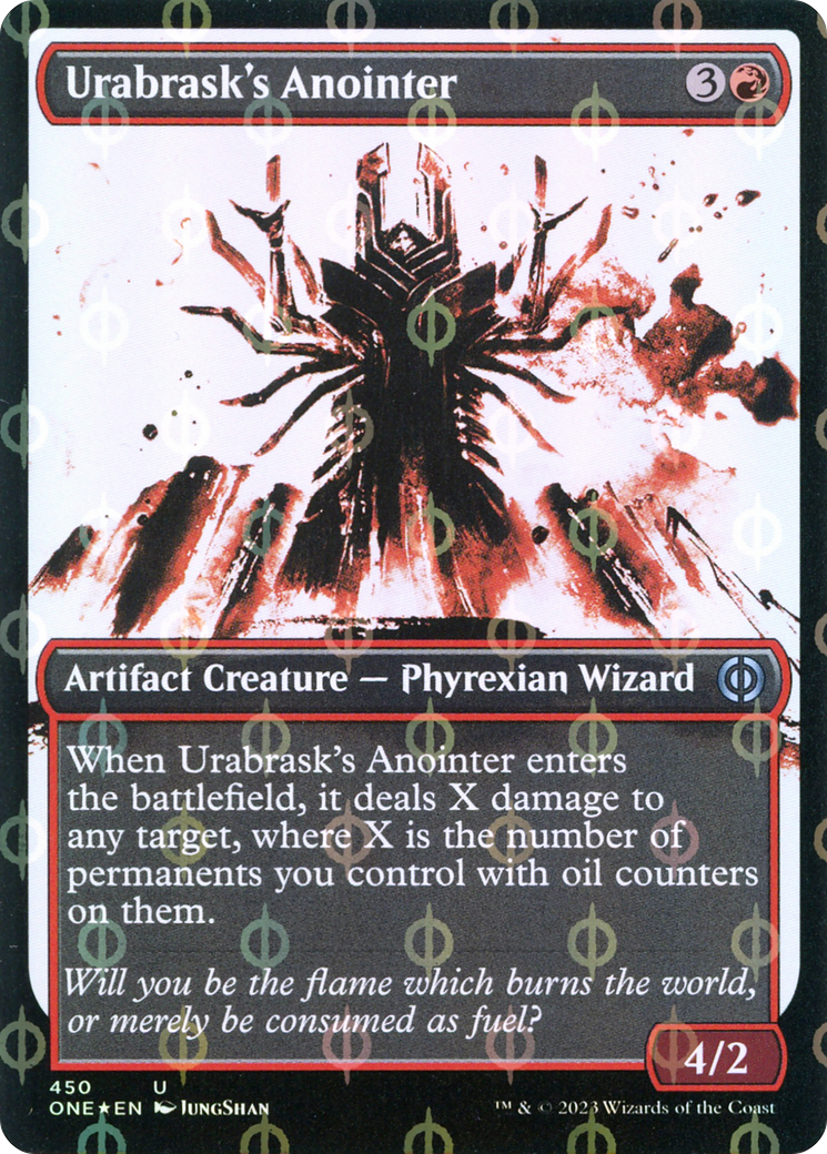 Urabrask's Anointer (Showcase Ichor Step-and-Compleat Foil) [Phyrexia: All Will Be One] | Eastridge Sports Cards & Games