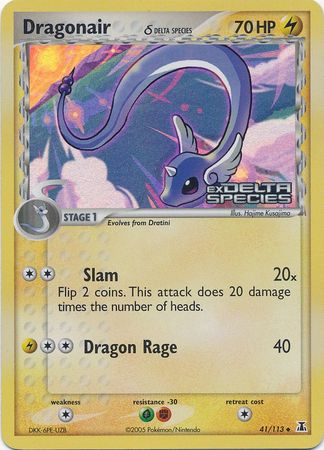 Dragonair (41/113) (Delta Species) (Stamped) [EX: Delta Species] | Eastridge Sports Cards & Games