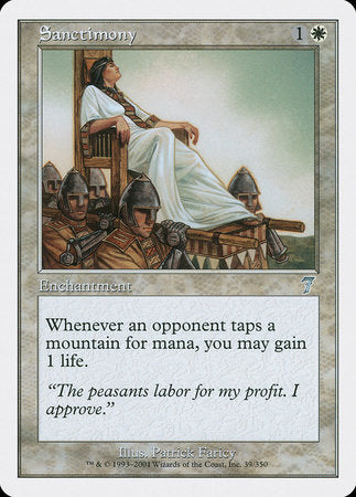 Sanctimony [Seventh Edition] | Eastridge Sports Cards & Games