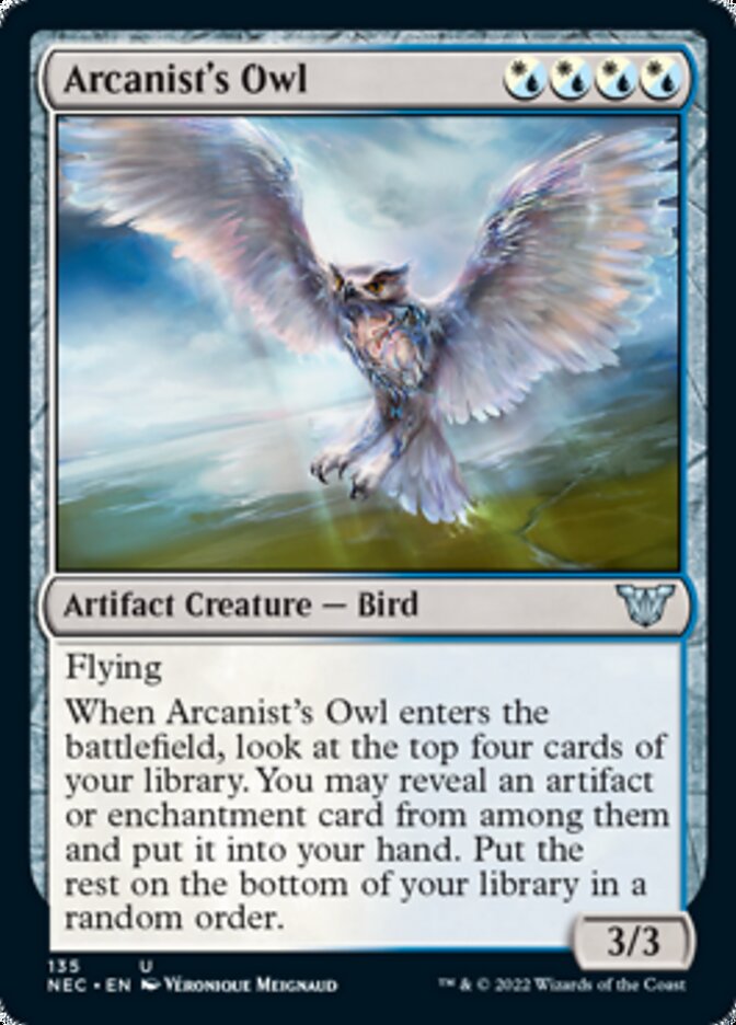 Arcanist's Owl [Kamigawa: Neon Dynasty Commander] | Eastridge Sports Cards & Games