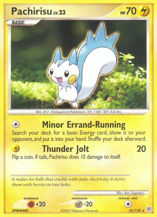 Pachirisu (35/130) [Diamond & Pearl: Base Set] | Eastridge Sports Cards & Games