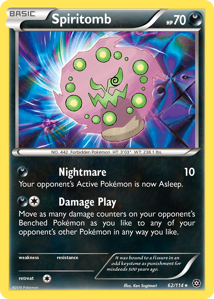 Spiritomb (62/114) [XY: Steam Siege] | Eastridge Sports Cards & Games