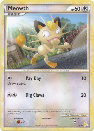 Meowth (4/30) [HeartGold & SoulSilver: Trainer Kit - Raichu] | Eastridge Sports Cards & Games