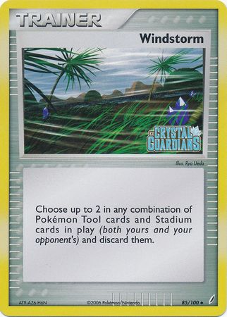 Windstorm (85/100) (Stamped) [EX: Crystal Guardians] | Eastridge Sports Cards & Games